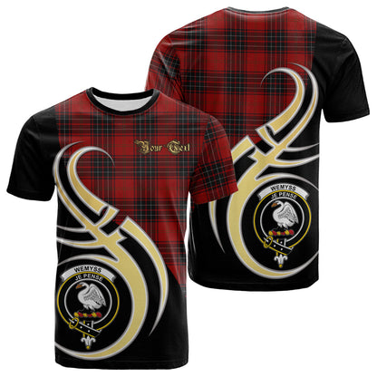 Printivon Wemyss Tartan Crest Believe In Me T Shirt