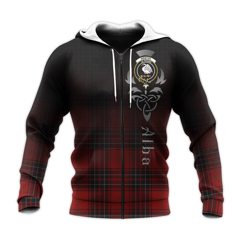 Printivon Wemyss Tartan Crest Alba Celtic Hoodie