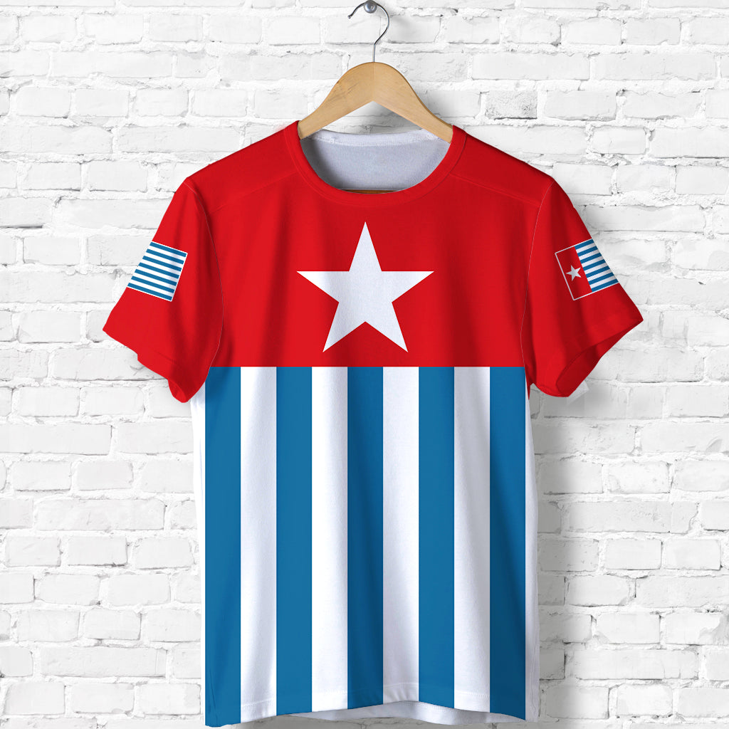 West Papua T Shirt - Morning Star Flag