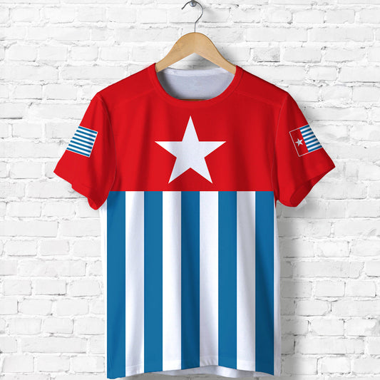 West Papua T Shirt - Morning Star Flag
