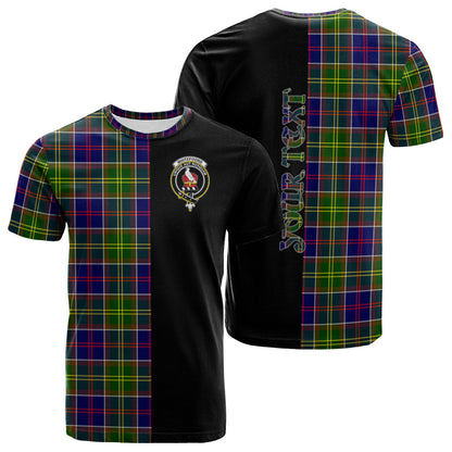 Printivon Whitefoord modern Tartan Personalize Half T shirt