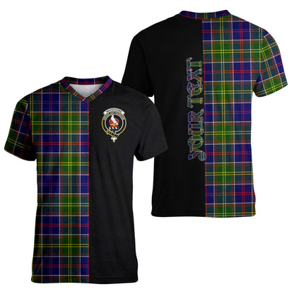 Printivon Whitefoord modern Tartan Personalize Half T shirt