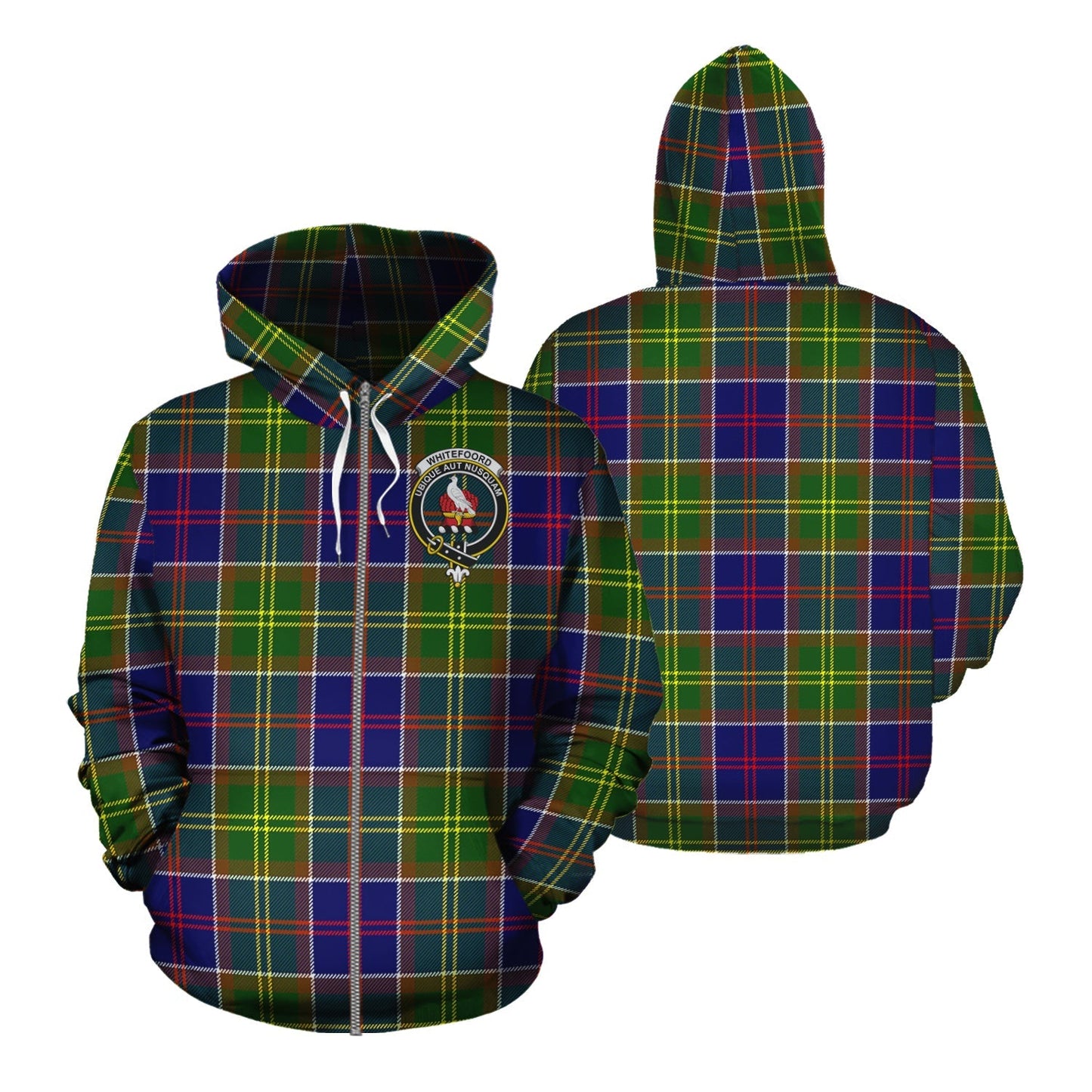 Printivon Whitefoord Modern Tartan Hoodie