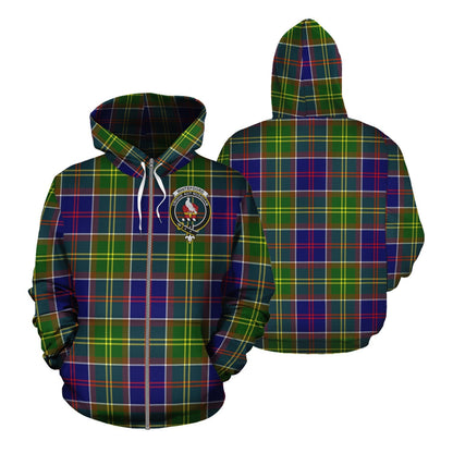 Printivon Whitefoord Modern Tartan Hoodie