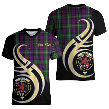 Printivon Wilson Tartan Crest Believe In Me T Shirt