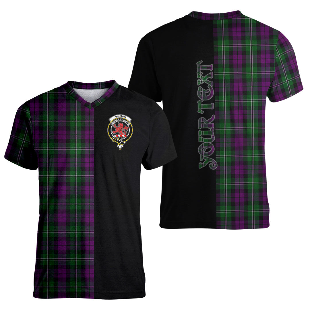 Printivon Wilson Tartan Personalize Half T shirt