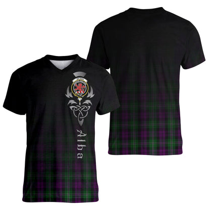 Printivon Wilson Tartan Crest Alba Celtic T Shirt
