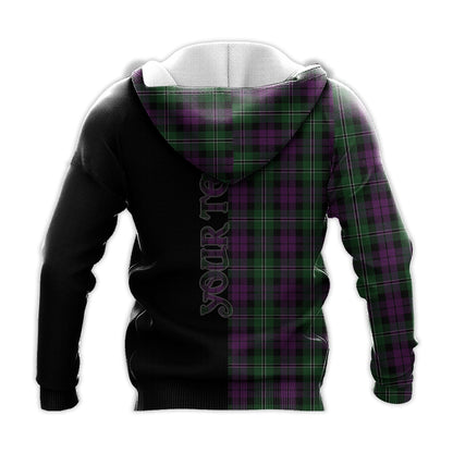 Printivon Wilson Tartan Personalize Half Hoodie