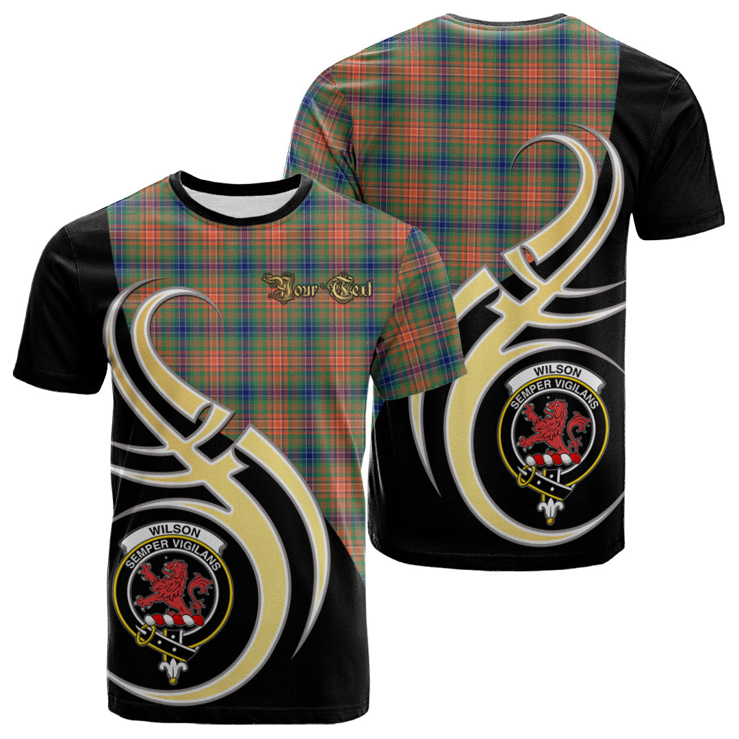 Printivon Wilson Ancient Tartan Crest Believe In Me T Shirt