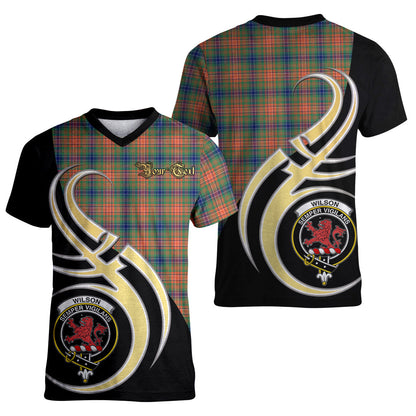 Printivon Wilson Ancient Tartan Crest Believe In Me T Shirt
