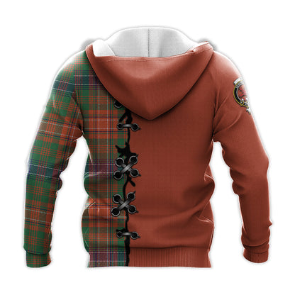 Printivon Wilson Ancient Tartan Hoodie Lion Rampant And Celtic Thistle Style