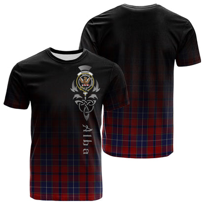 Printivon Wishart Dress Tartan Crest Alba Celtic T Shirt