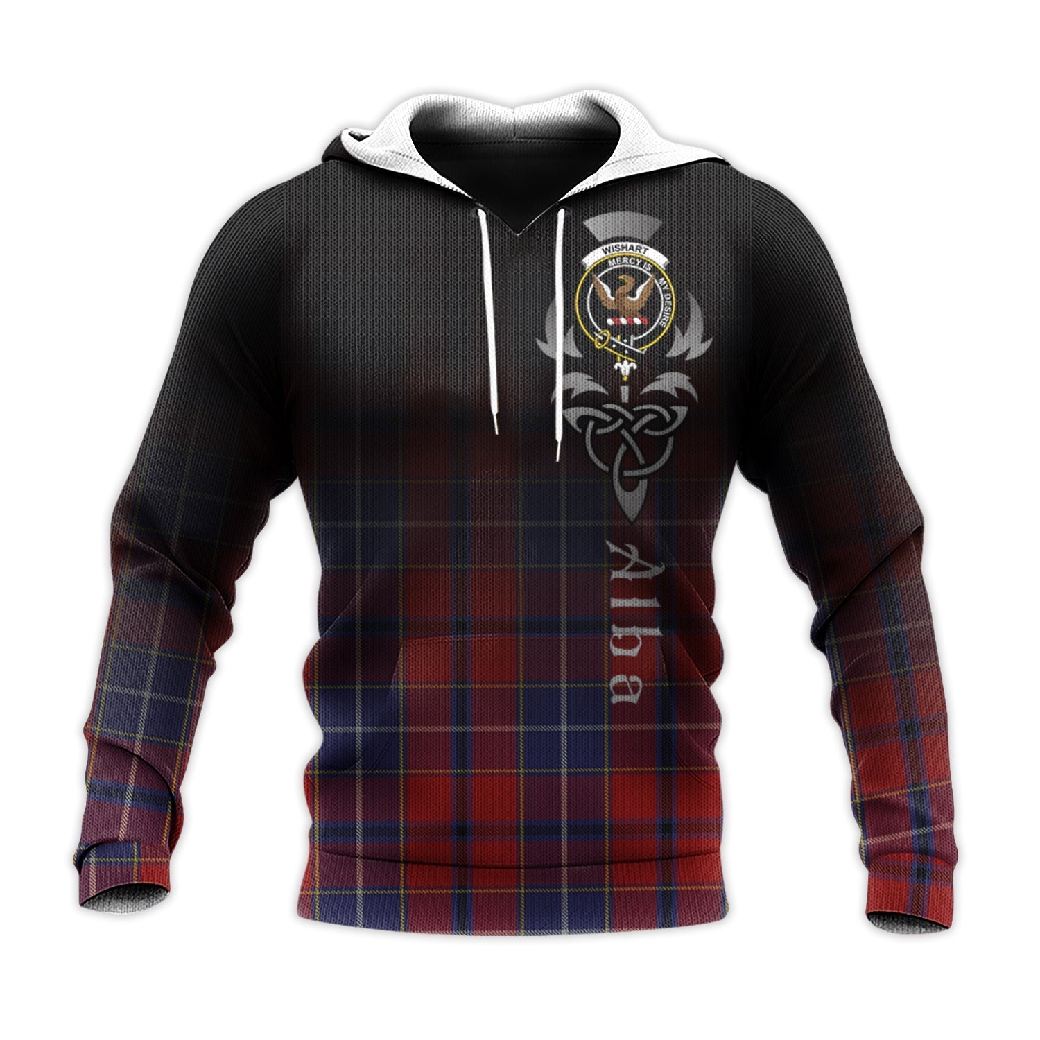 Printivon Wishart Dress Tartan Crest Alba Celtic Hoodie