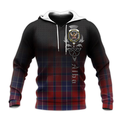 Printivon Wishart Dress Tartan Crest Alba Celtic Hoodie