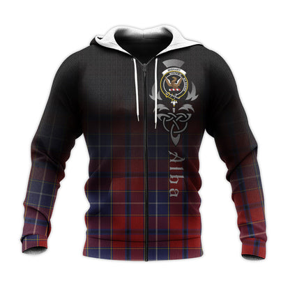 Printivon Wishart Dress Tartan Crest Alba Celtic Hoodie