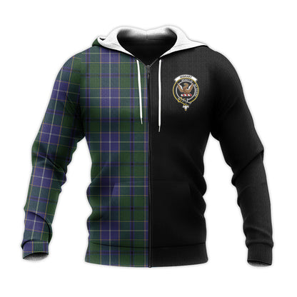 Printivon Wishart Hunting Tartan Personalize Half Hoodie