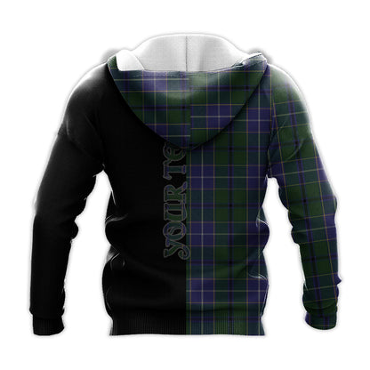Printivon Wishart Hunting Tartan Personalize Half Hoodie