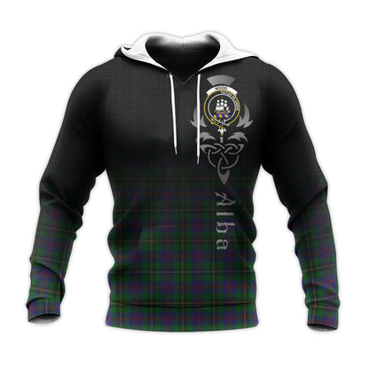 Printivon Wood Tartan Crest Alba Celtic Hoodie