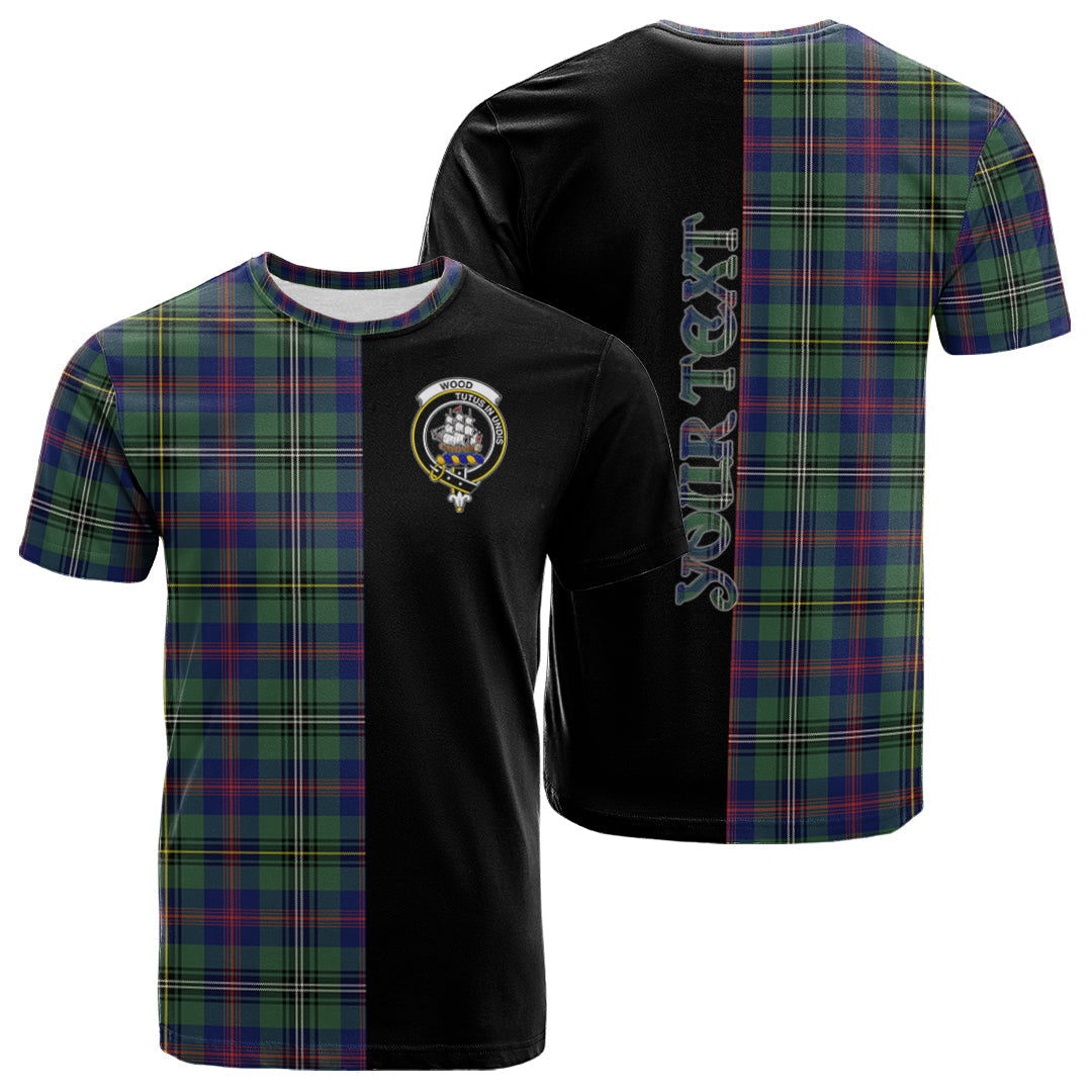Printivon Wood Modern Tartan Personalize Half T shirt