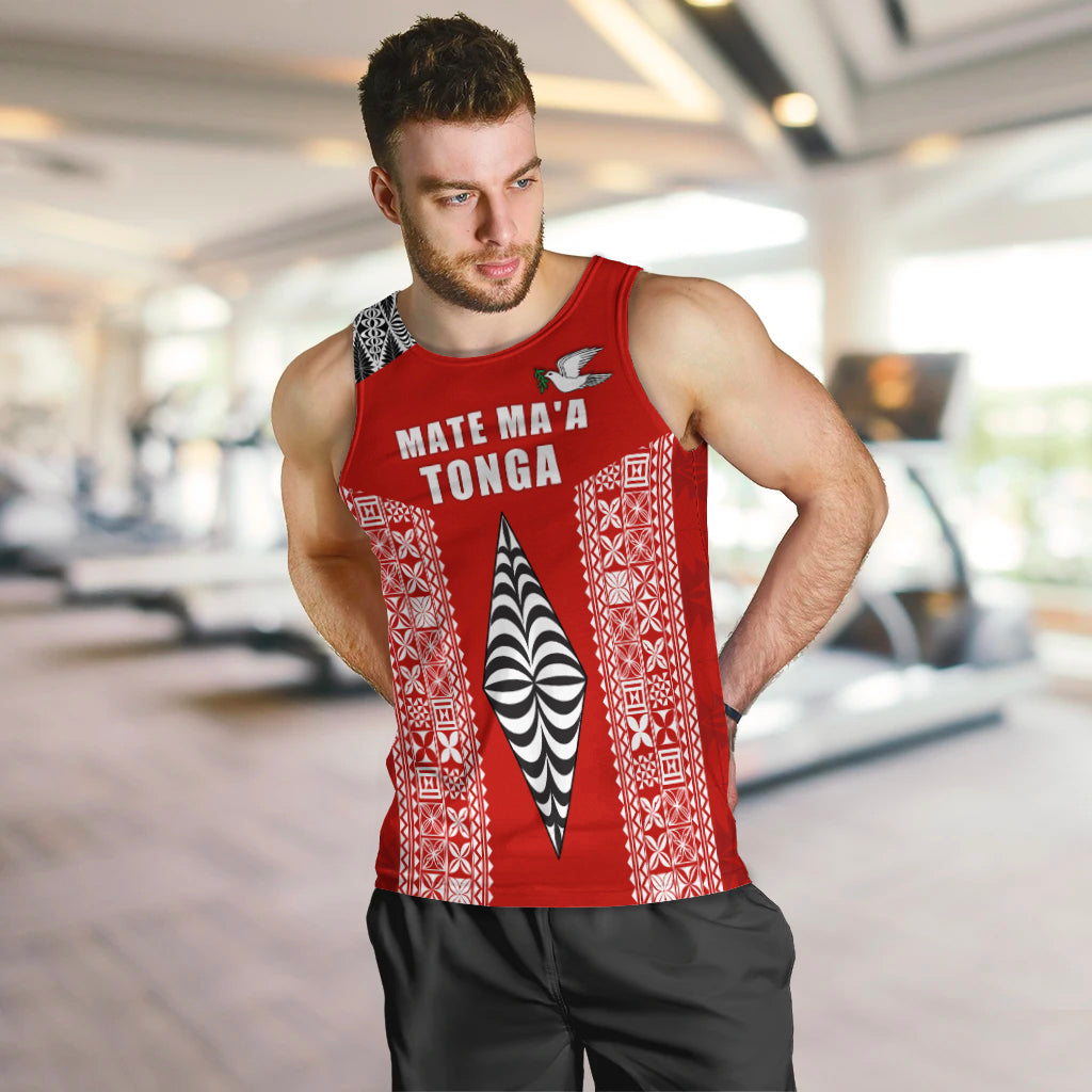 Tonga Rugby Men Tank Top Mate Ma'a Tonga
