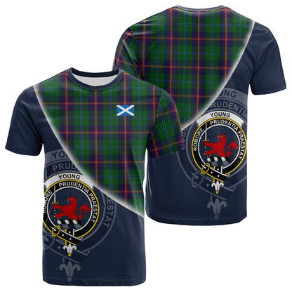 Printivon Young Tartan Scottish Crest T Shirt