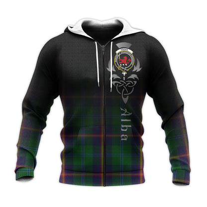 Printivon Young Tartan Crest Alba Celtic Hoodie