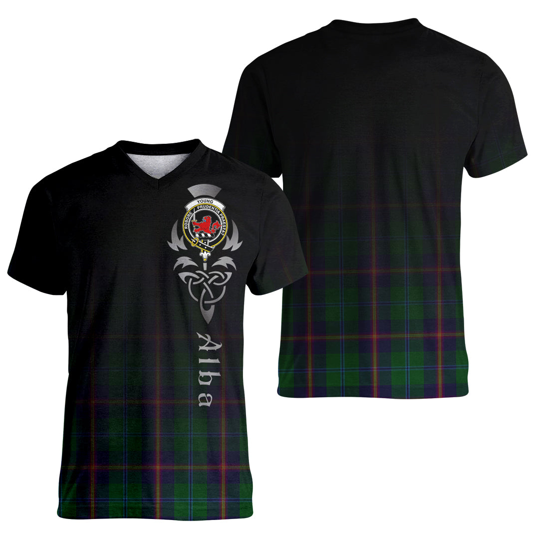 Printivon Young Tartan Crest Alba Celtic T Shirt