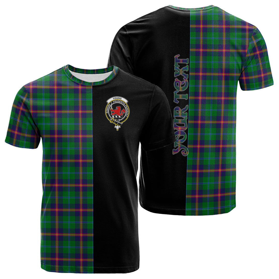 Printivon Young Modern Tartan Personalize Half T shirt