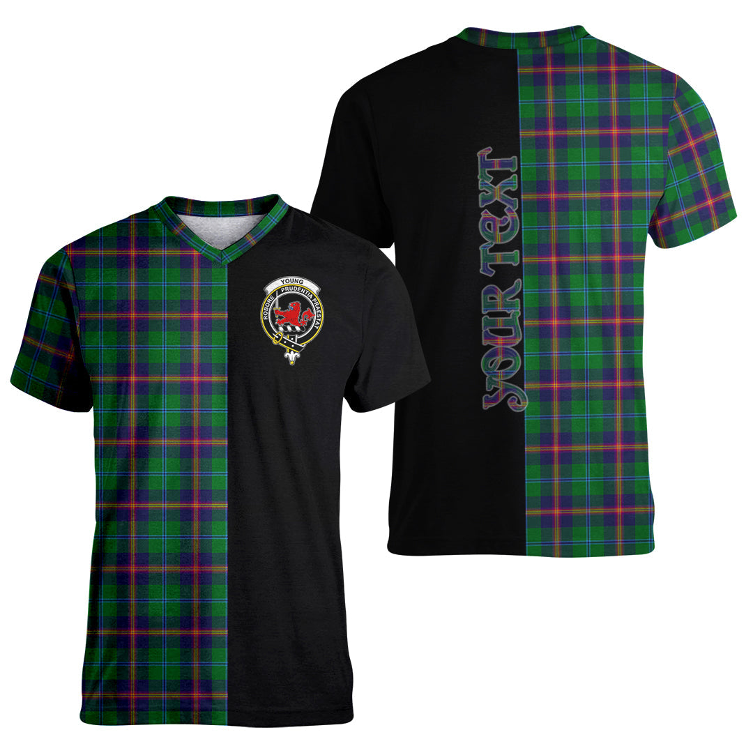 Printivon Young Modern Tartan Personalize Half T shirt
