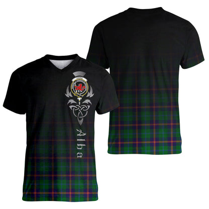Printivon Young Modern Tartan Crest Alba Celtic T Shirt