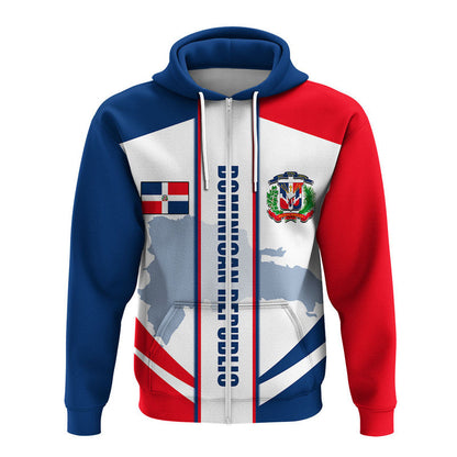 Custom Dominican Republic Hoodie Simple Vibe