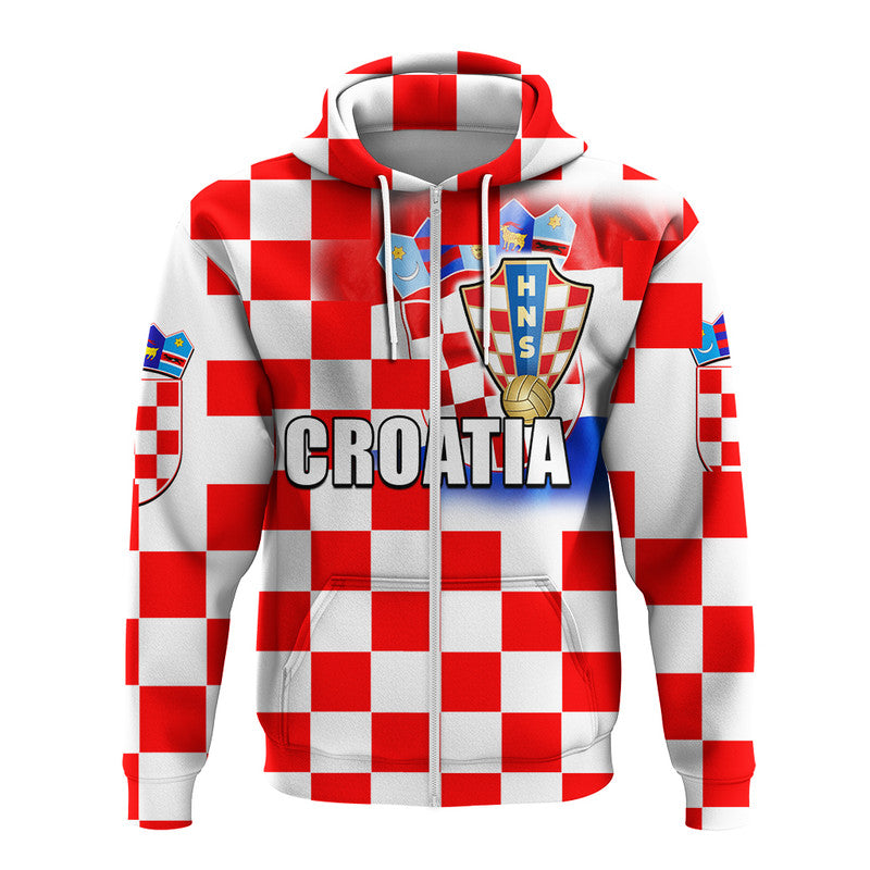 Custom Croatia Soccer Champions In My Hearhoodie