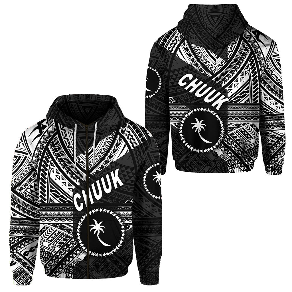 FSM Chuuk Zip Hoodie Original Style Black